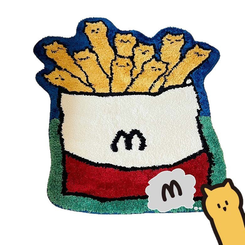 Spaß Fast-Food-Themen Brehn Teppich