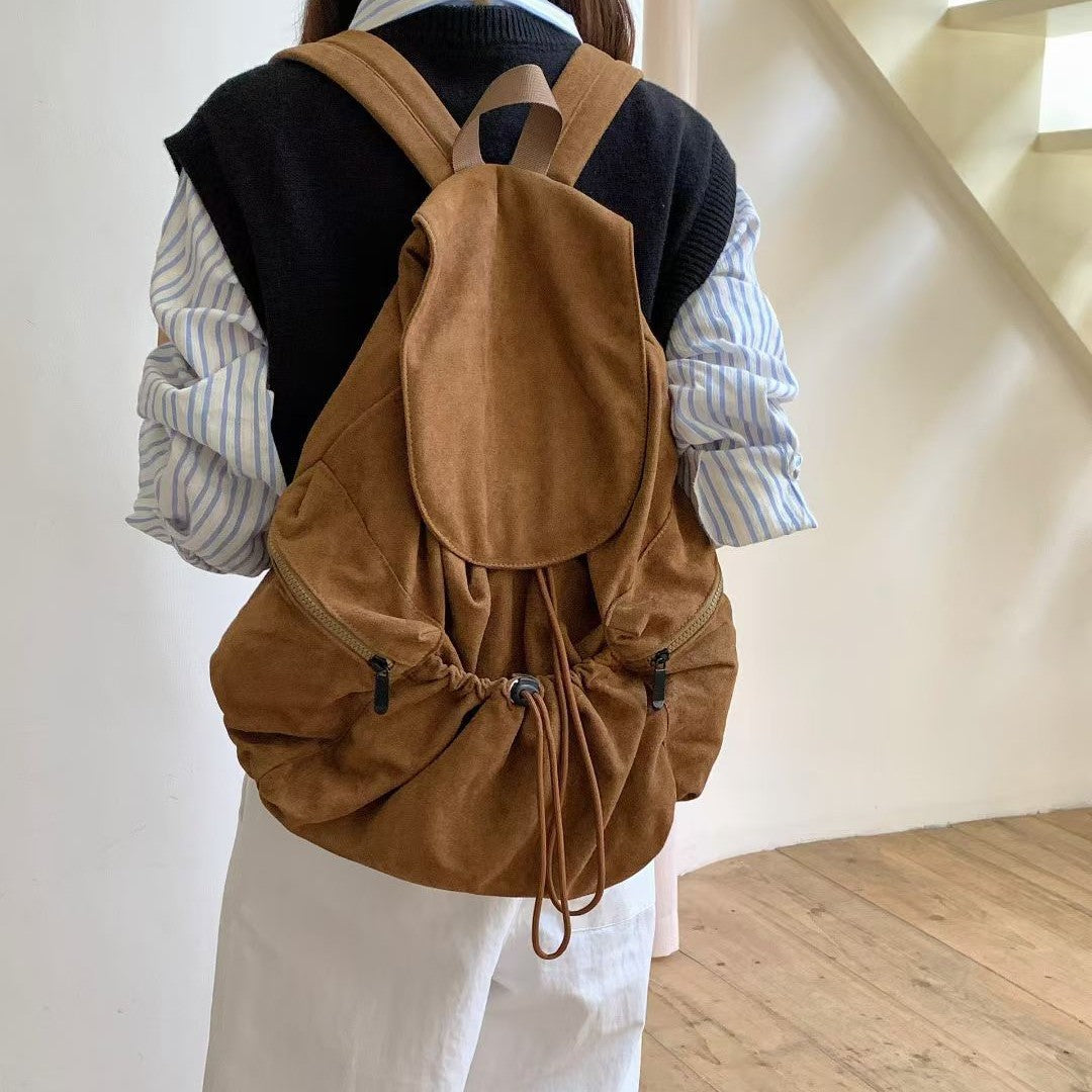 Lässiger Kordelzug-Rucksack