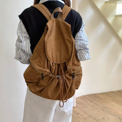 Lässiger Kordelzug-Rucksack