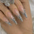 Glamouröse Stiletto-Nagelkunst-Erweiterungen Brehn