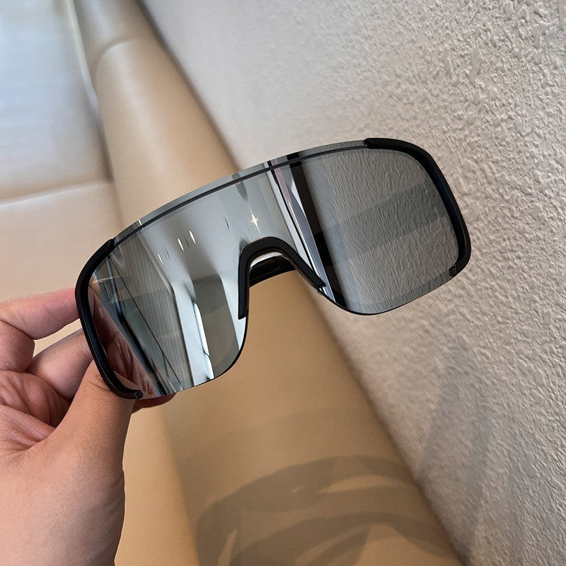 Herren Aerodynamischer Shield Sonnenbrille Brehn