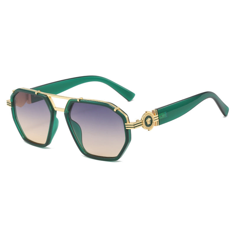 Elegante Übergroße Geometrische Sonnenbrille Brehn