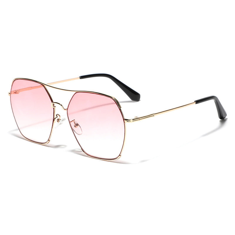 Damen oversized fashion Sonnenbrille mit elegantem Metallrahmen Brehn