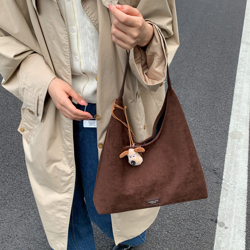 Premium Wildleder Slouchy Tote Bag Brehn