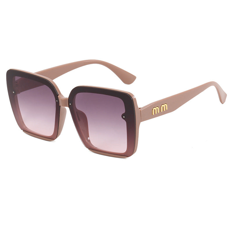 Damen modische quadratische Sonnenbrille mit gradienten Gläsern Brehn