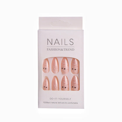 Saisonale thematisierte Press-On Nagelset Brehn