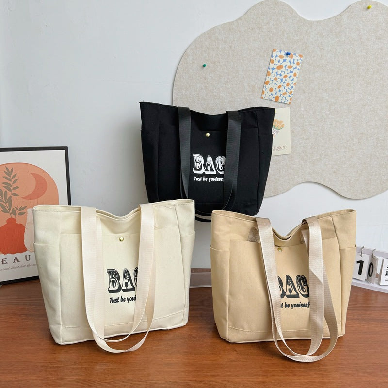 Lässige Canvas-Tote-Bag Brehn