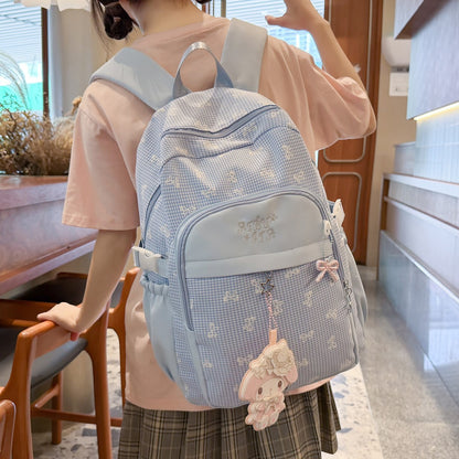 Stylischer kariert gemusterter Rucksack Brehn