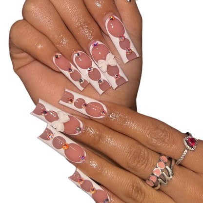 Glamouröses Schmuck-Akzent Nagelkunstset