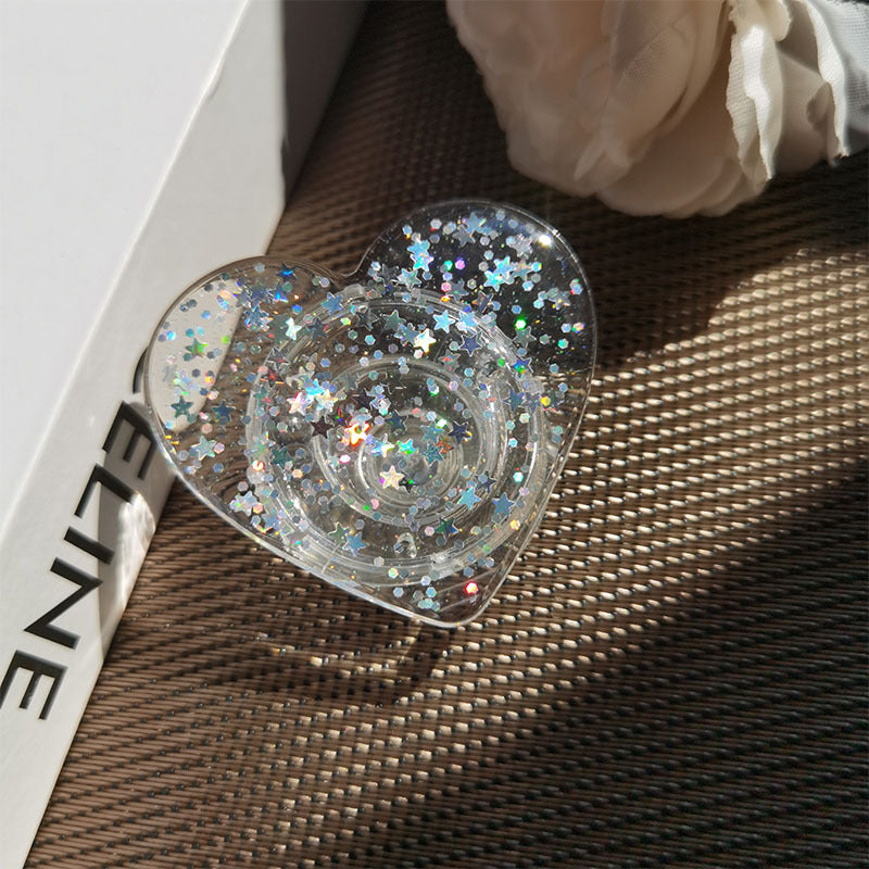 Glitzernder Herzförmiger Handy-Ständer Brehn