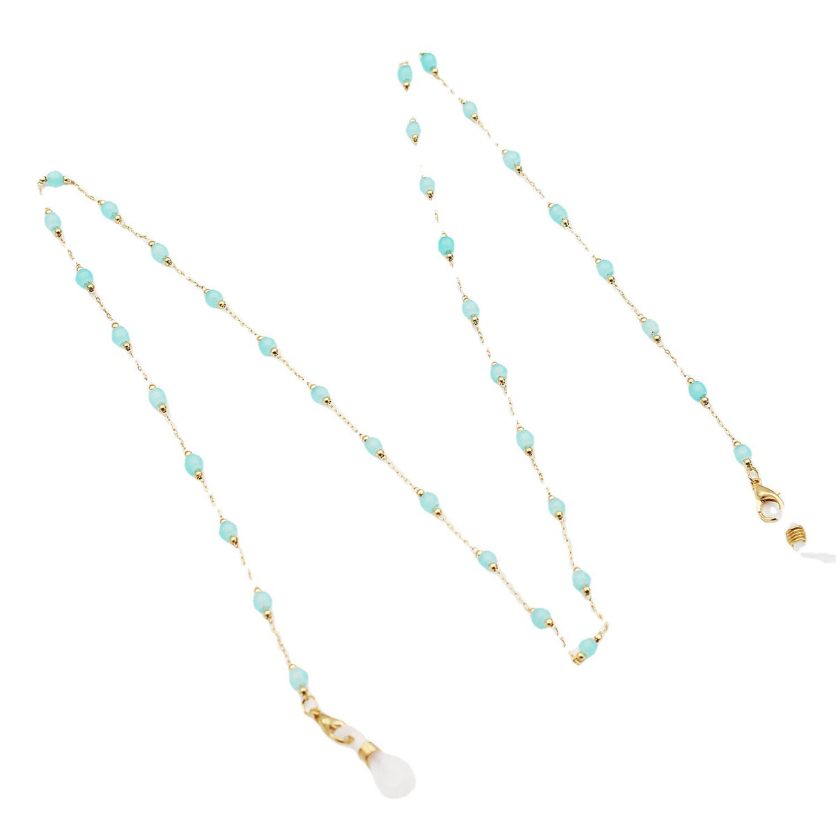 Elegante Perlen Brillenhalter Kette Brehn