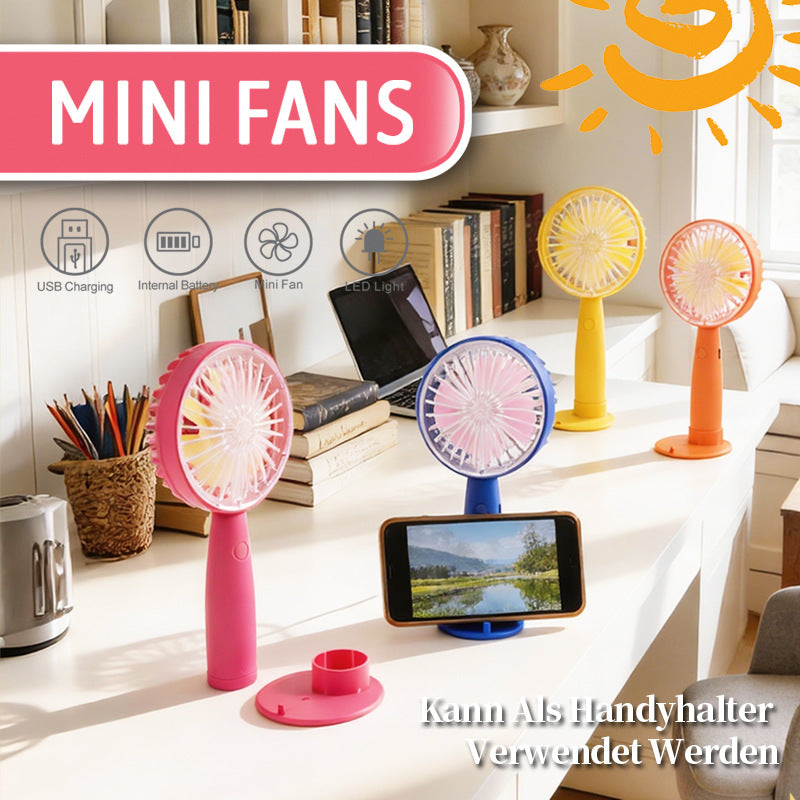 Unisex Tragbarer Tischventilator mit kraftvollem Dachventilator Brehn