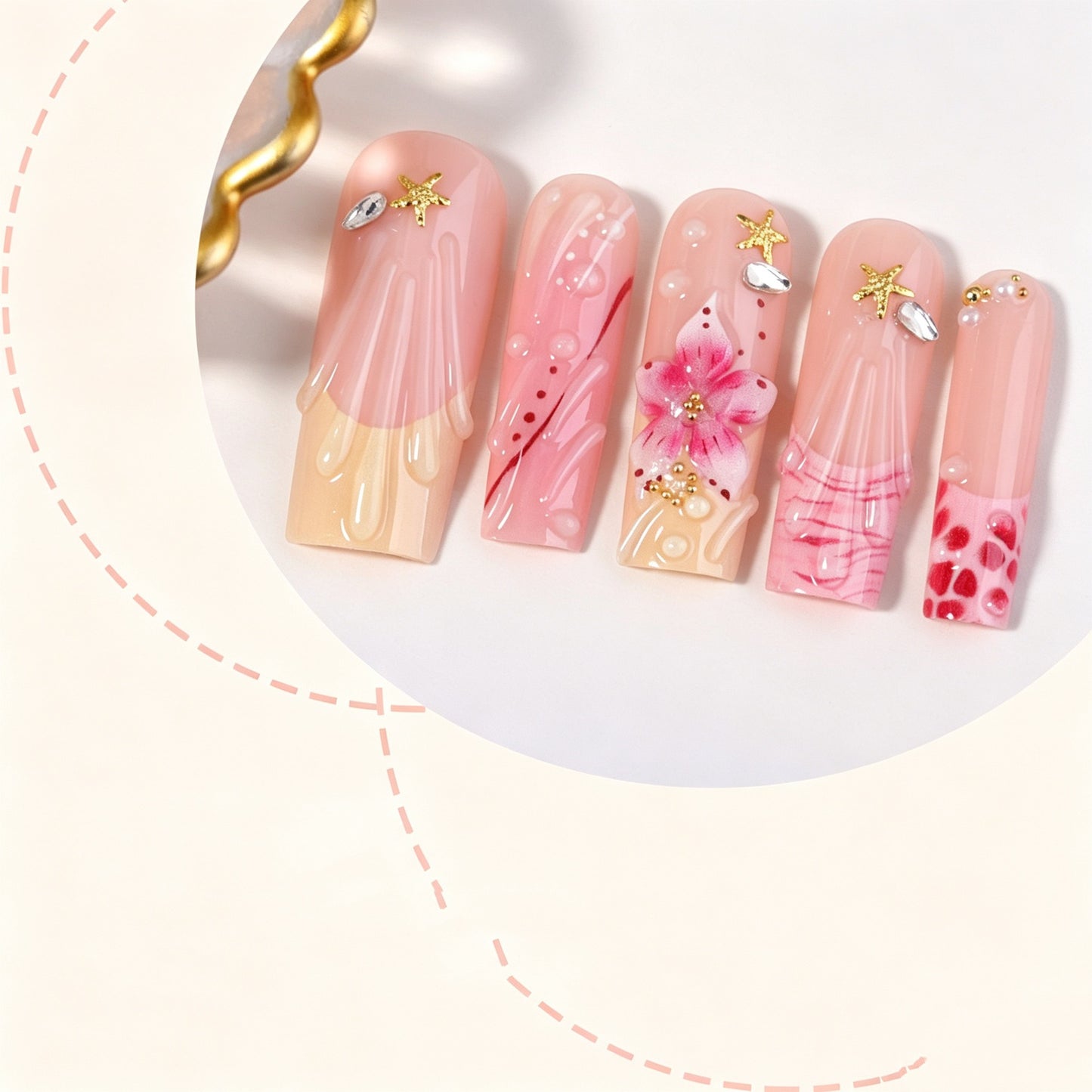 Künstlerische Nagelkunst Brehn