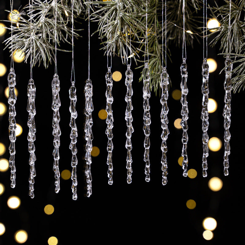 Dekorative Weihnachtslichterkette mit Eiszapfen-Design Brehn