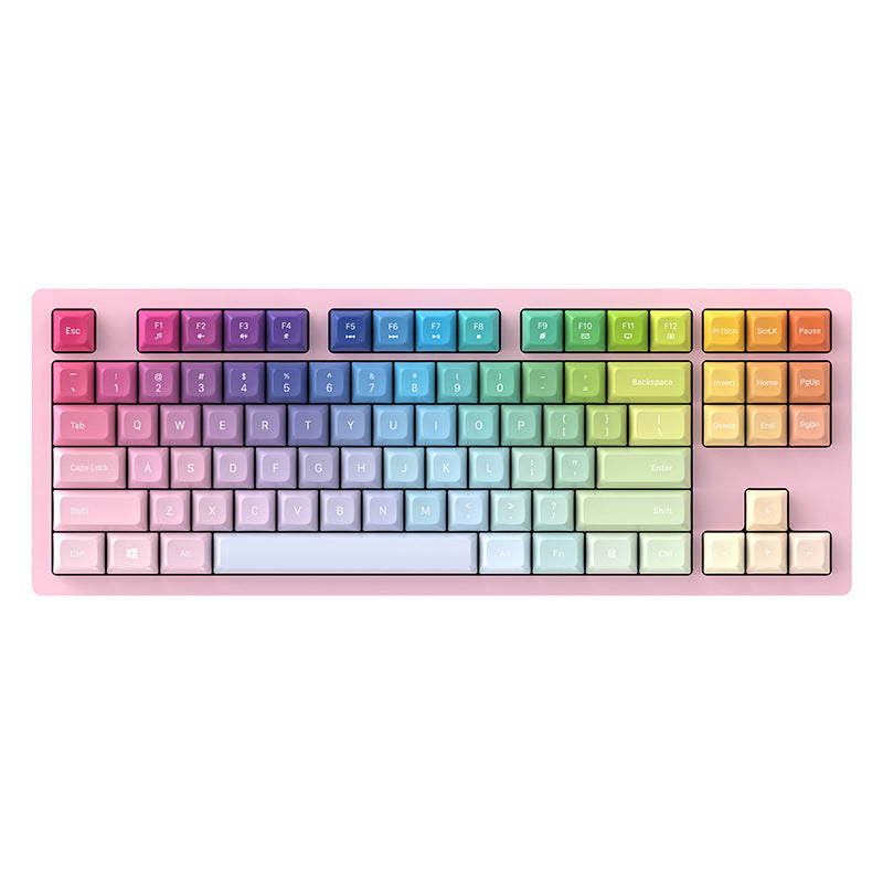 Rgb Gaming-Tastatur mit Mechanischen Tasten und Anpassbarer Hintergrundbeleuchtung Brehn