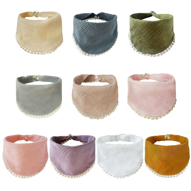 Weiche Baumwoll-Drool-Lätzchen Set Brehn