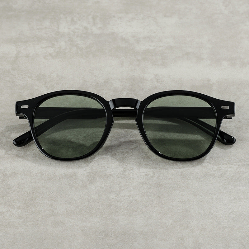 Vintage-inspirierte runde Rahmen-Sonnenbrille Brehn