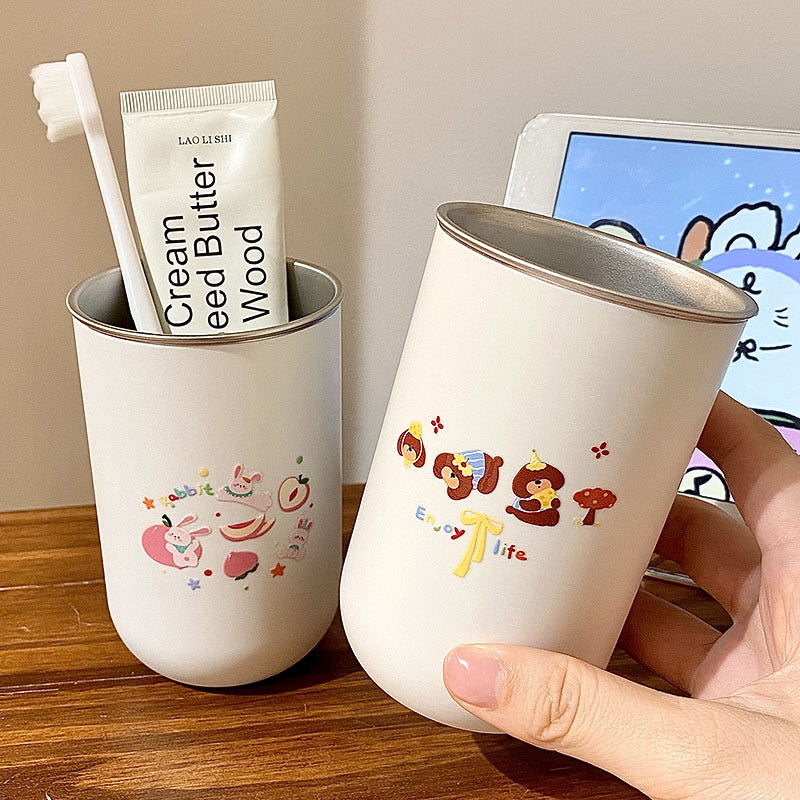 Edelstahlbecher mit Lustigem Tierdesign Brehn