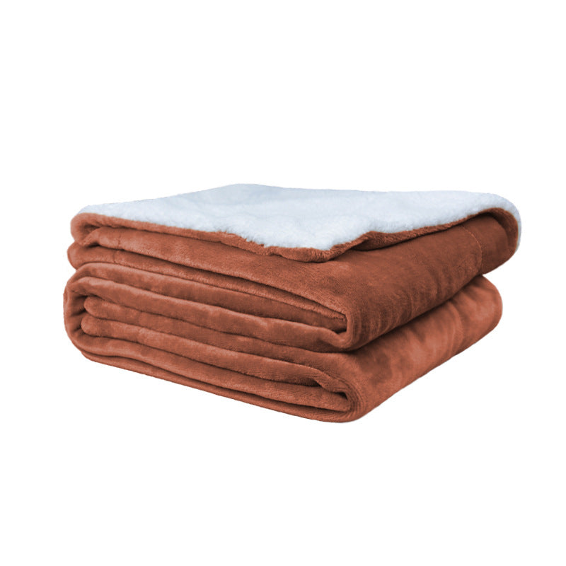 Dual-Sided Plüsch Wurfdecke Hundebett