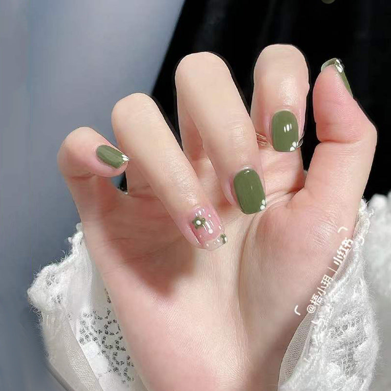 Festliche Nagelkunst Press-Ons Brehn