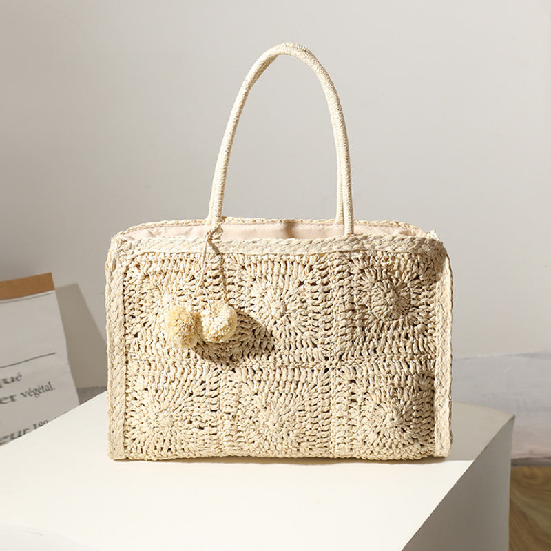 Handgefertigte Makramee Strandtasche Brehn