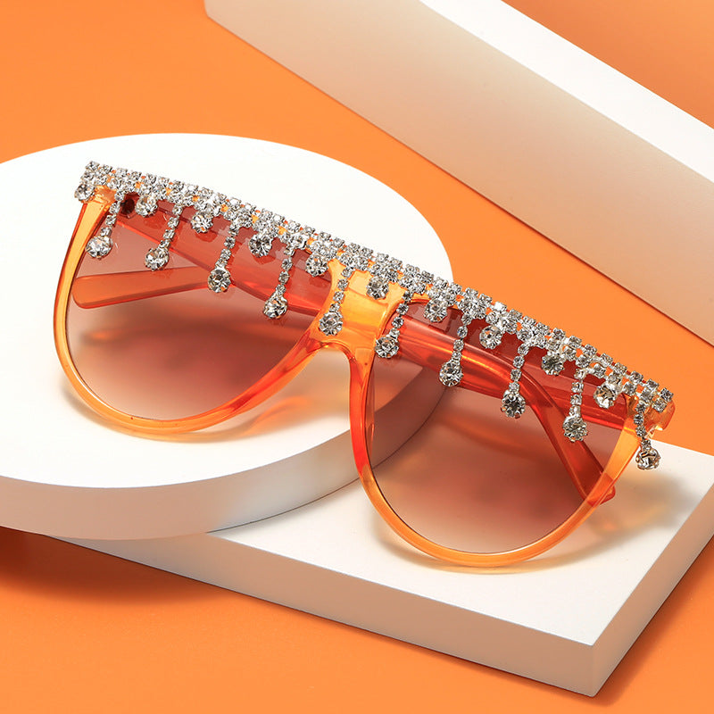 Damen Dekorative Glamour-Sonnenbrille Brehn