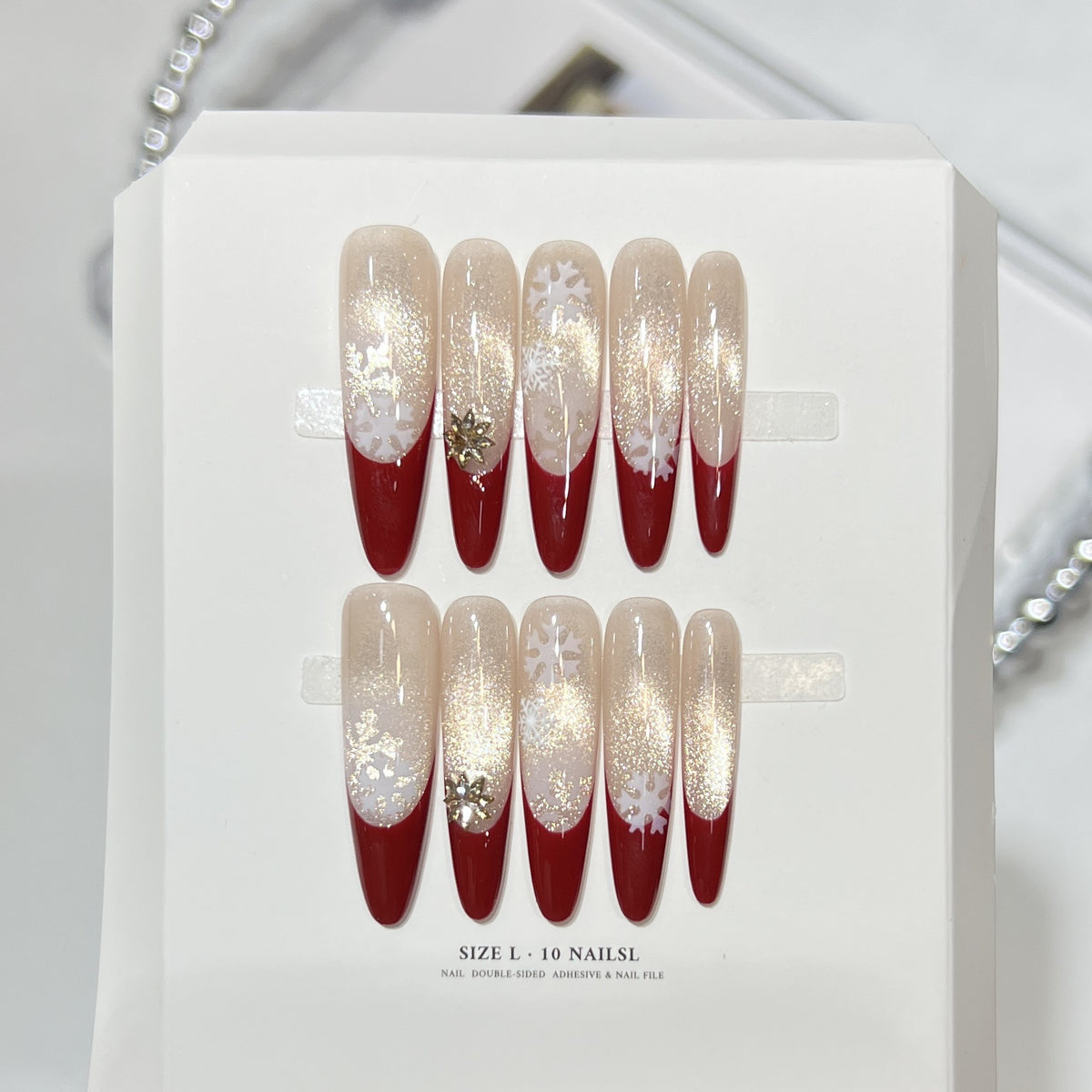 Luxuriöses Stiletto Nagel Kunst Set Brehn