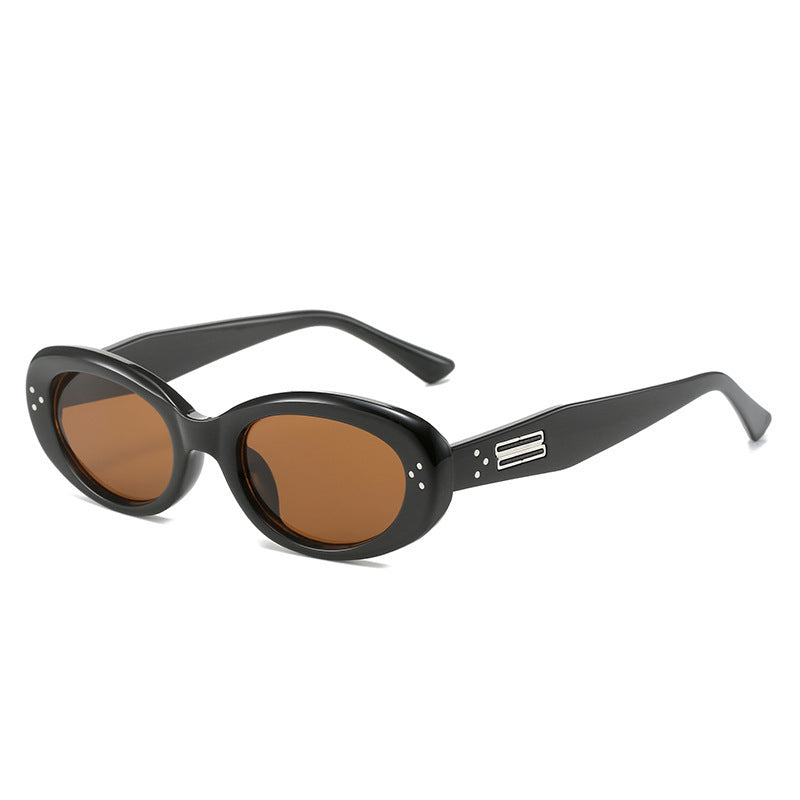 Retro-inspirierte ovale Sonnenbrille Brehn