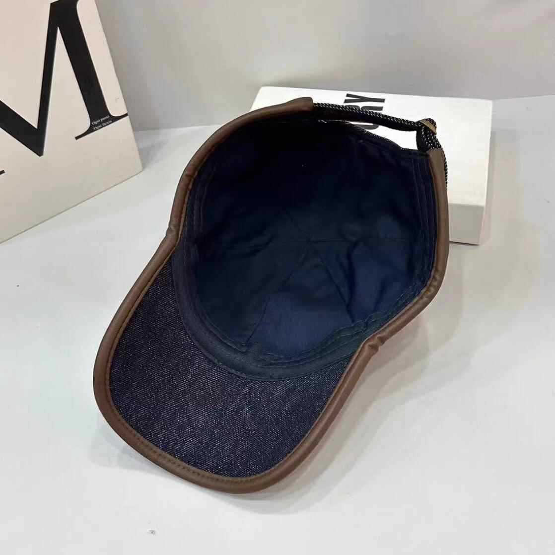 Herren Freizeit Denim Baseballmütze Brehn