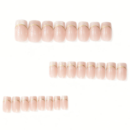 Premium French Tip Nagelkunst Erweiterungen Brehn
