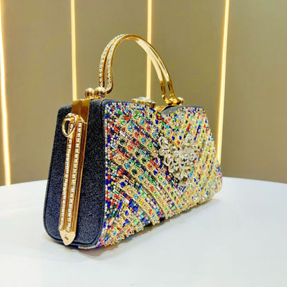 Dekorative Strass Abendtasche