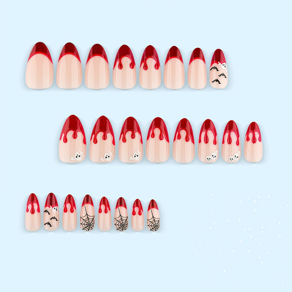 Kunstnagelset im Halloween-Stil Brehn