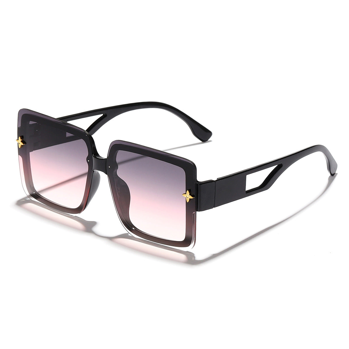 Damen modische quadratische Sonnenbrille mit elegantem Rahmen Brehn