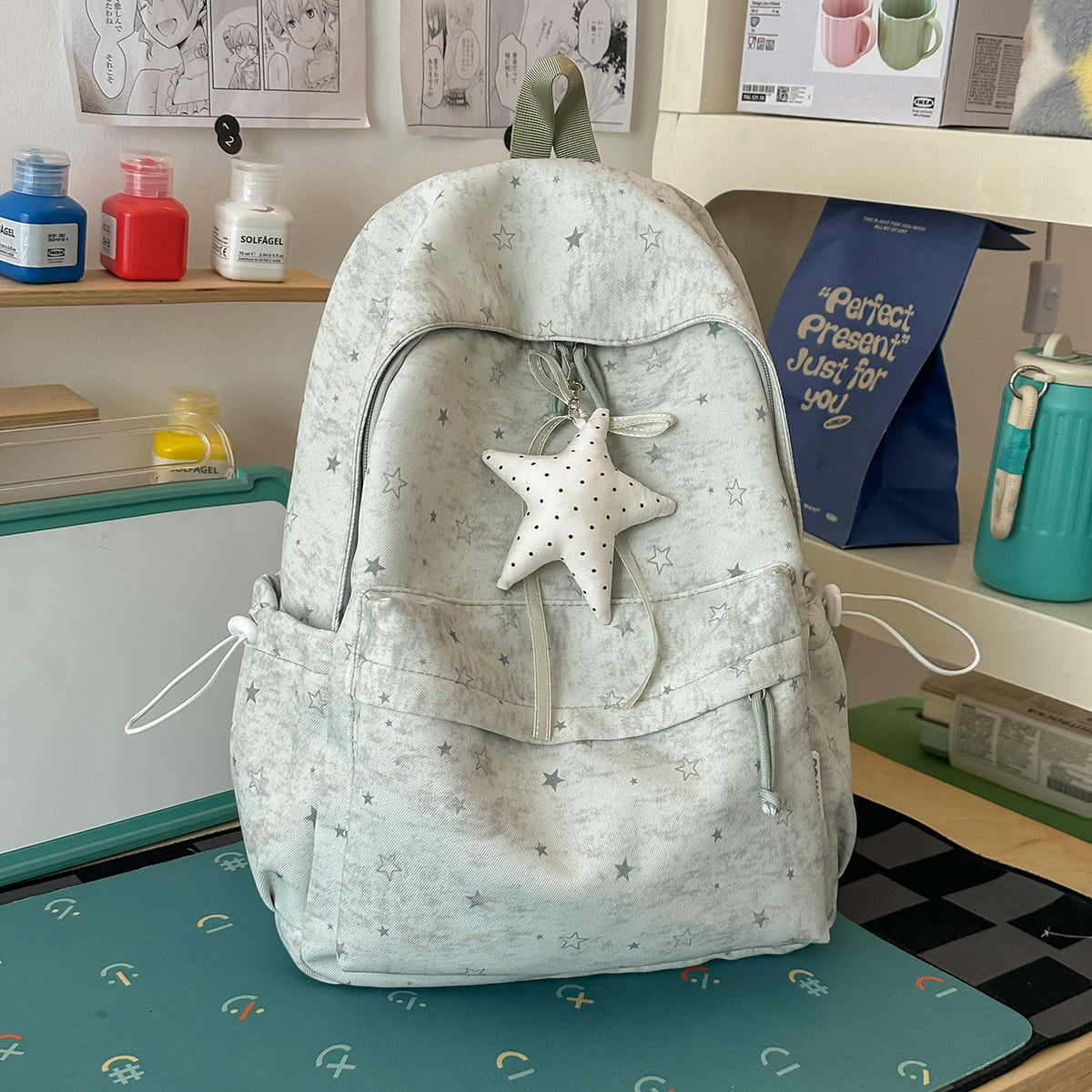 Stylischer Sternen-Druck Rucksack Brehn 1791205508
