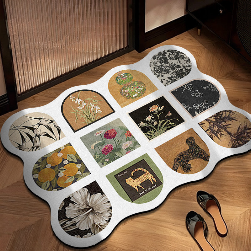 Vintage-inspiriertes dekoratives Teppich