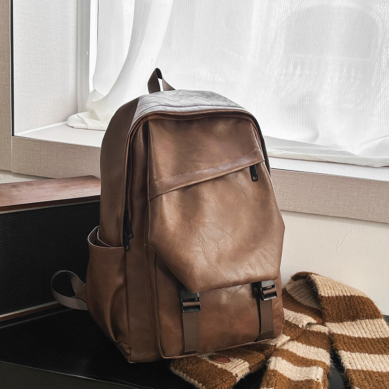 Vintage-inspirierter Leder-Rucksack