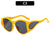 Fashion-Forward Geometric Shield Sonnenbrille