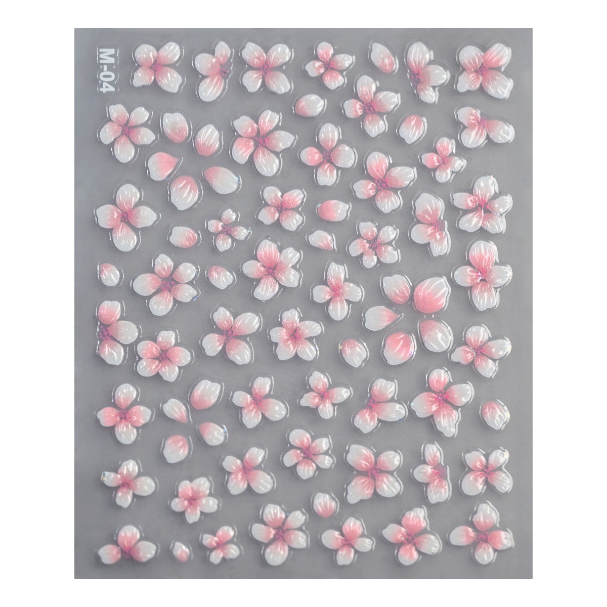 Floral Art Design Nagelaufkleber