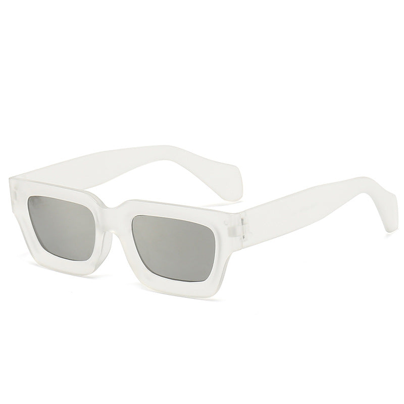 Damen trendige Sonnenbrille mit robustem und transparentem Rahmen Brehn