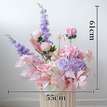 Lebensechte Seidenblumenarrangement