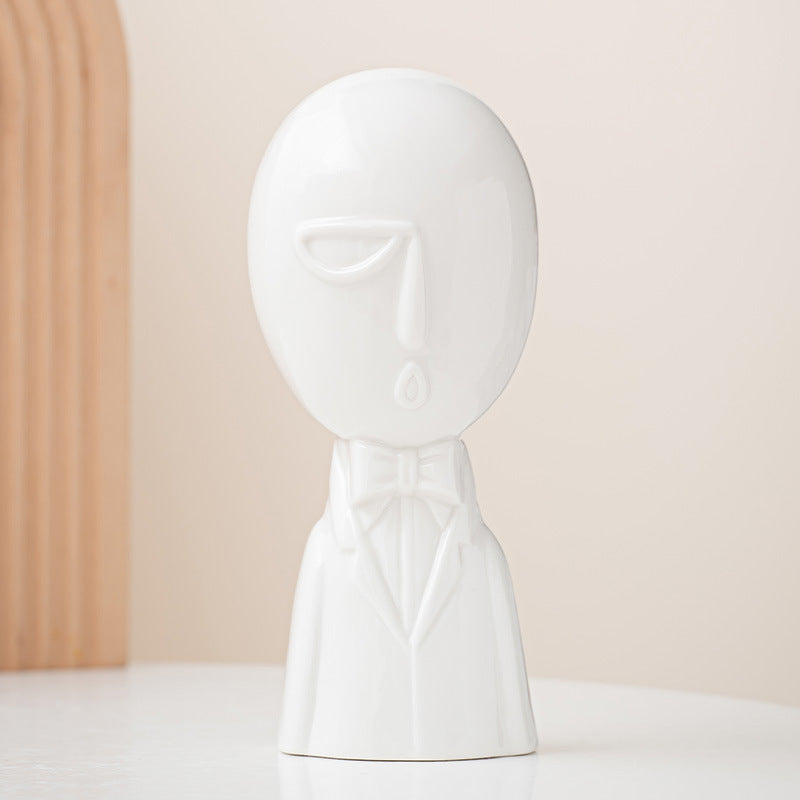 Menschlicher Körper Keramikvase Ornament