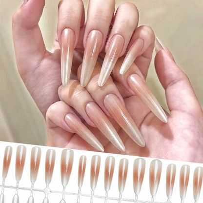 Stiletto Druck-On Nagelspitzen