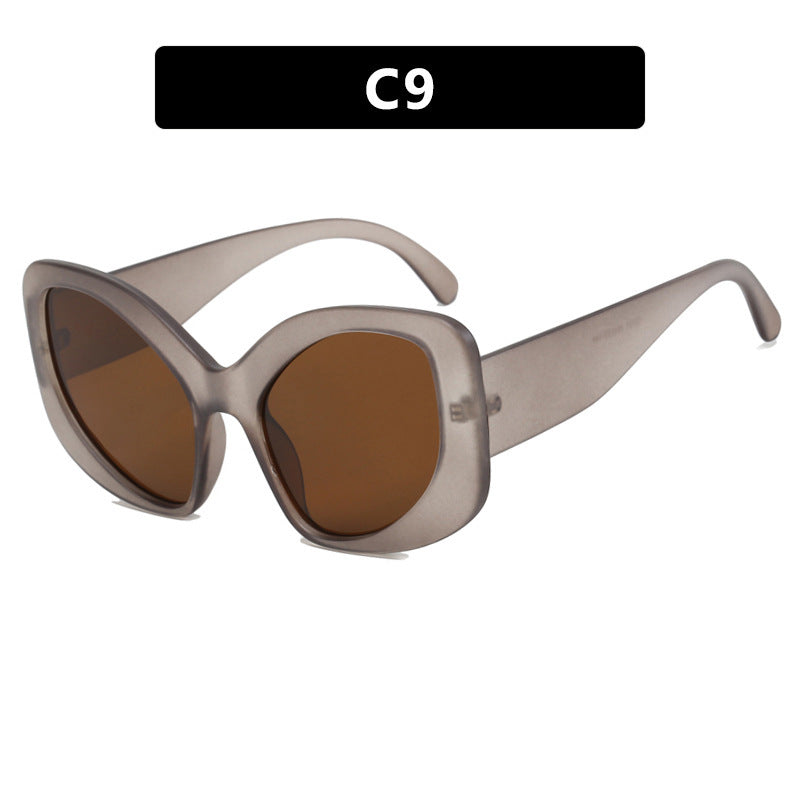 Damen elegante Oversized-Sonnenbrille mit markantem Design Brehn