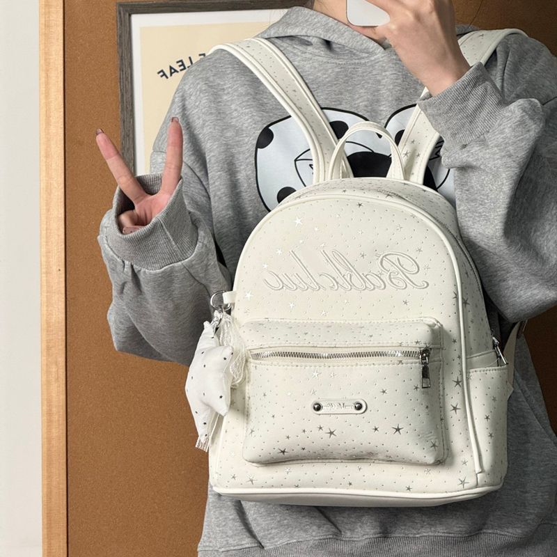 Dekorativer Sternmuster Mini Rucksack Brehn
