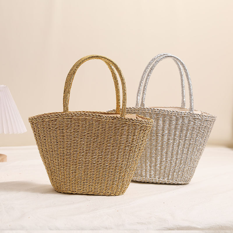 Damen Elegante Korbtasche im modernen Design Brehn
