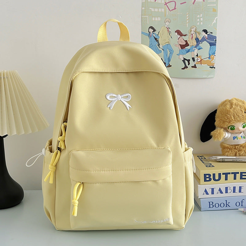 Chic Bow-Accent Rucksack Brehn