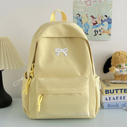 Chic Bow-Accent Rucksack Brehn