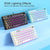 Drahtlose RGB ultraflache mechanische Tastatur Brehn