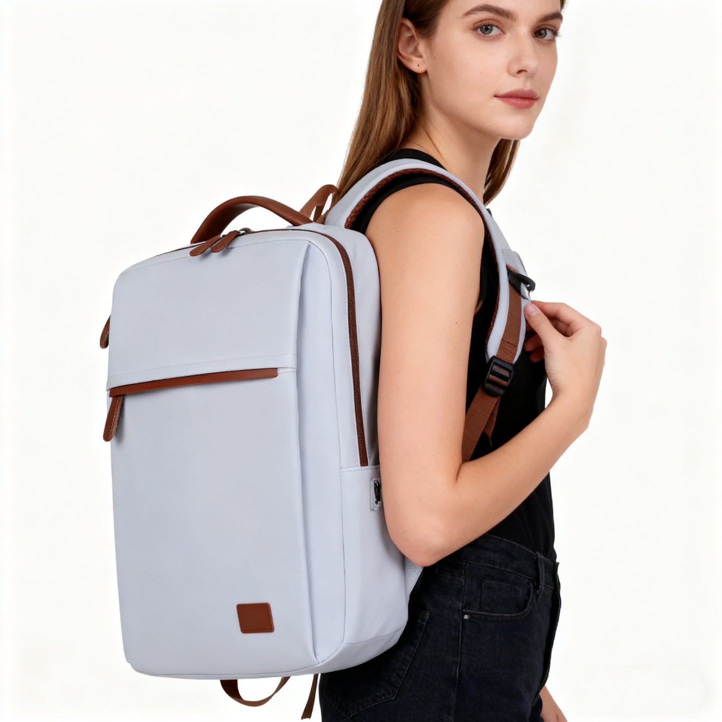 Laptop Rucksack mit Ergonomischen Tragekomfort Von Brehn