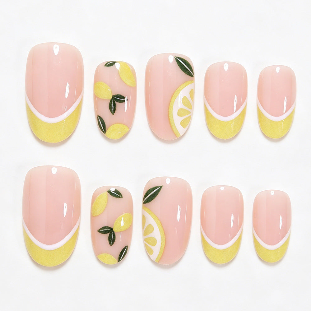 Zitrus-inspiriertes Nageldesign Brehn